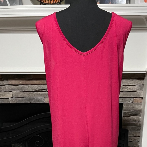 Gorgeous LulaRoe XL Fuchsia Natalie Jumpsuit - Picture 3 of 8